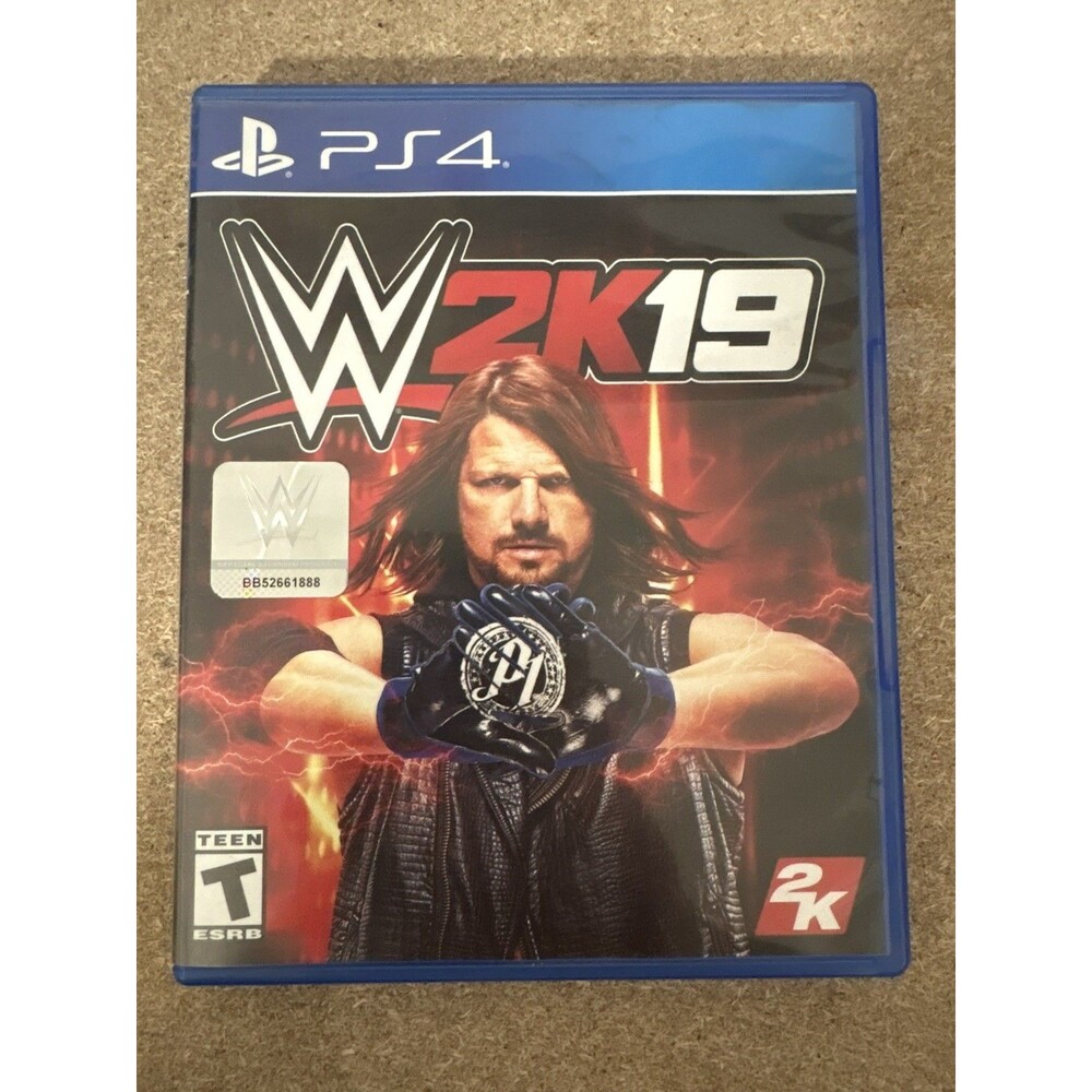 Original Box Case Replacement Sony PlayStation 4 PS4 WWE 2K19